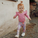 Crystal Bloom Leggings | Pink Housut Winter Wonders