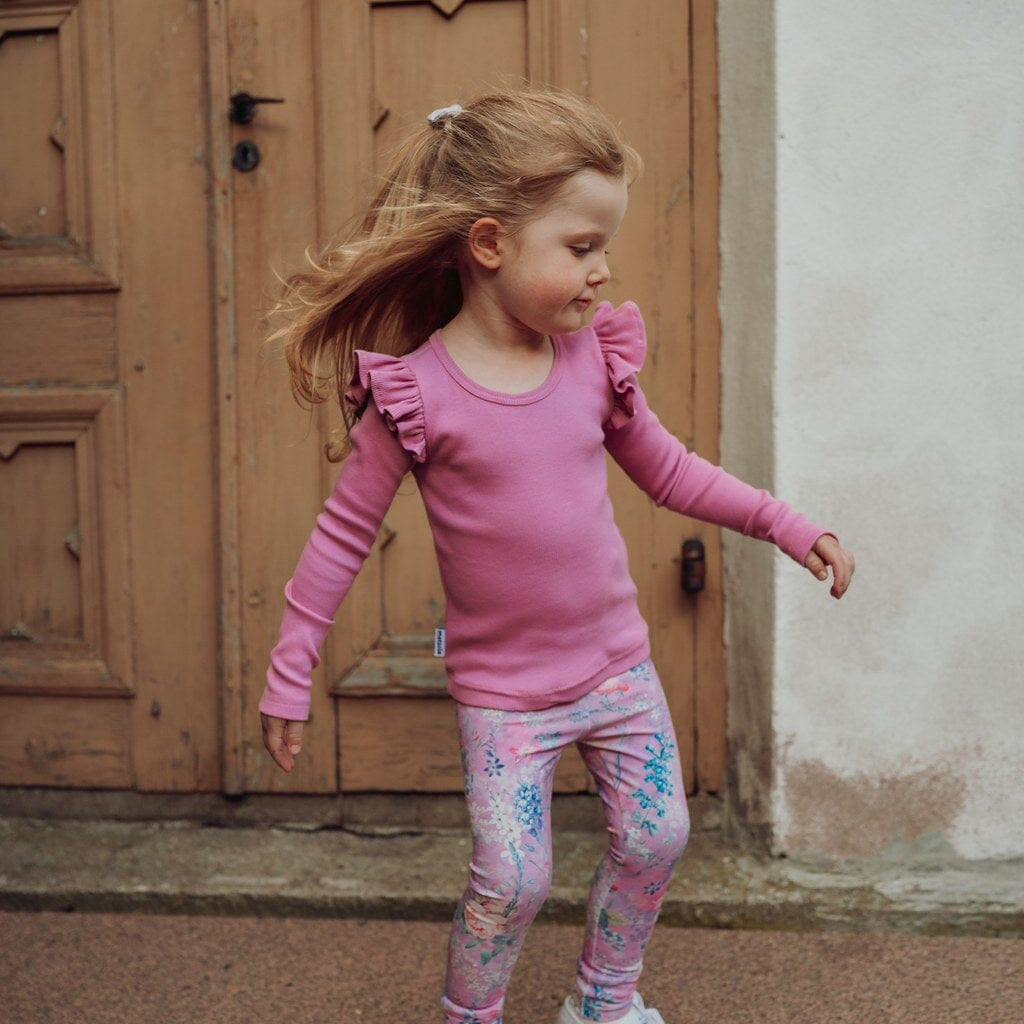 Crystal Bloom Leggings | Pink Housut Winter Wonders