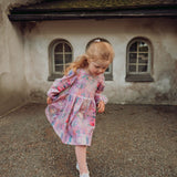 Crystal Bloom Puff Dress Ls | Pink Mekko Winter Wonders