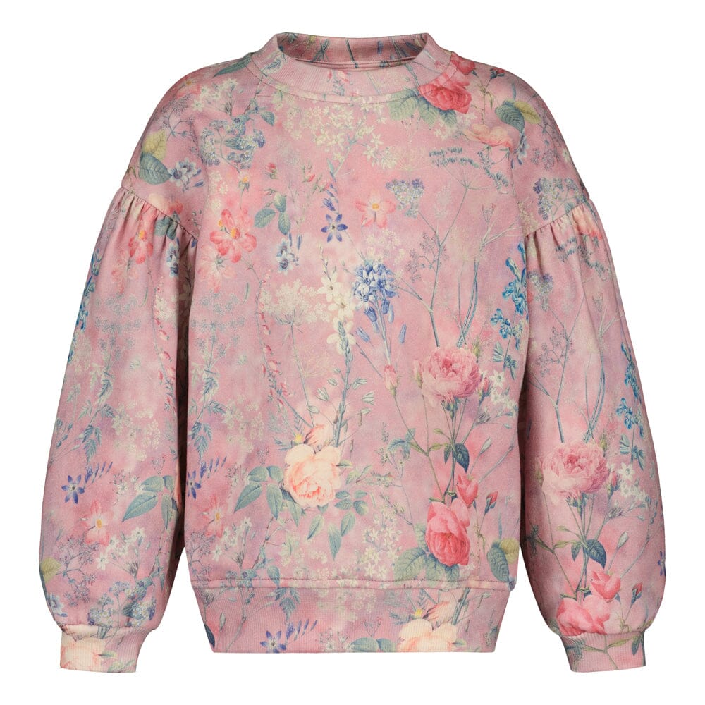 Crystal Bloom Puff Sleeve Sweater | Pink Pitkähihainen paita Winter Wonders