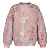Crystal Bloom Puff Sleeve Sweater | Pink Pitkähihainen paita Winter Wonders