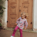 Crystal Bloom Puff Sleeve Sweater | Pink Pitkähihainen paita Winter Wonders