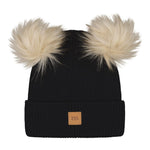 DOUBLE FUR POM -PUUVILLAPIPO | LICORICE Pipo My Happy Place