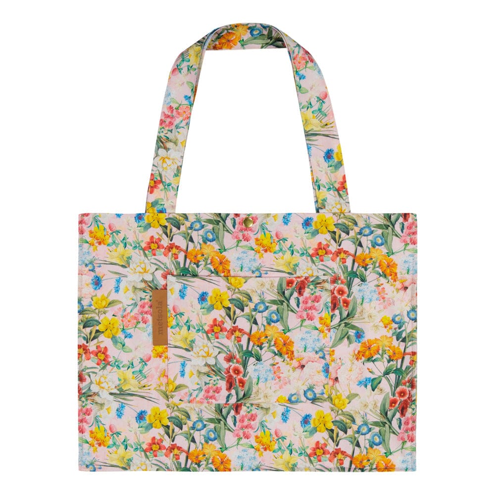 FLOWER POWER BIG TOTE BAG -LAUKKU Metsola