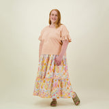 FRILLA TOP -PAITA | MILKY APRICOT Aikuisten paita Beach Party Women