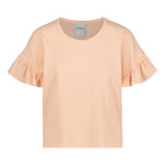 FRILLA TOP -PAITA | MILKY APRICOT Aikuisten paita Beach Party Women