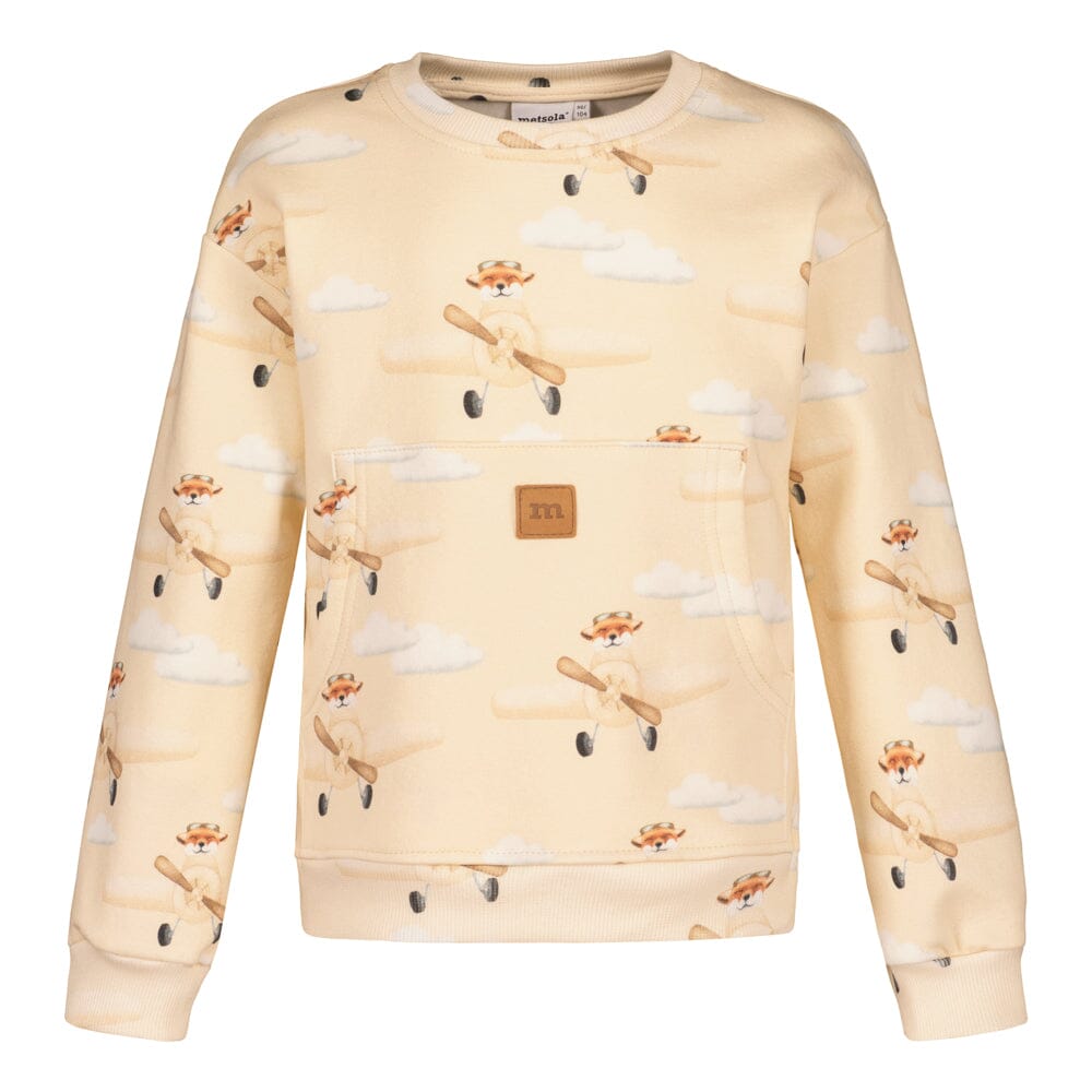 Fun Day Pocket Sweater -Collegepaita | Sand Pitkähihainen paita Circus of My Life