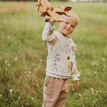 Fun Day Pocket Sweater -Collegepaita | Sand Pitkähihainen paita Circus of My Life