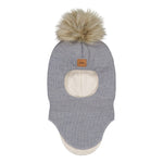 Fur Pom Pom -Kypärämyssy, Merinovilla | Cloudy Pipo Happy Hearts