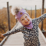 Fur Pom Pom -Kypärämyssy, Merinovilla | Iceberry Pipo A World Full of Smiles