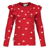 HEART SONG RIB RUFFLE COLLAR SHIRT | POPPY Paita Made of Dreams
