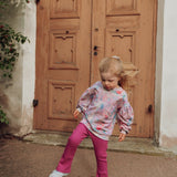 Heavy Rib Flare Pants | Icy Blossom Housut Winter Wonders