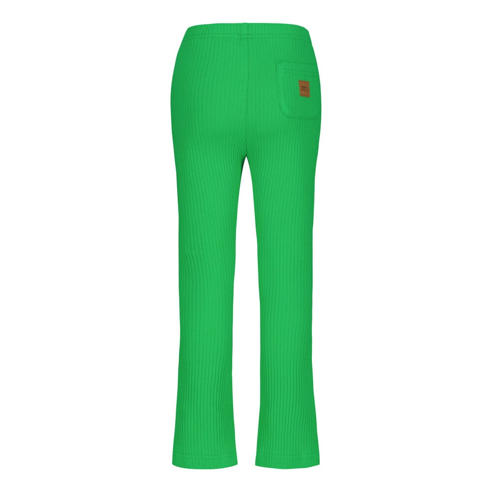 HEAVY RIB FLARE PANTS | SPACE GREEN Housut Beach Party