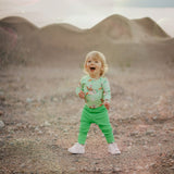 HEAVY RIB LEGGINGS | SPACE GREEN Housut Universum