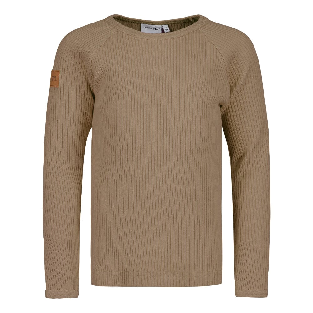 Heavy Rib Shirt Ls | Icy Mocha Pitkähihainen paita Winter Wonders