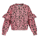In The Woods Frill Sweater -Collegepaita | Pinky Pitkähihainen paita True Campers