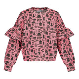 In The Woods Frill Sweater -Collegepaita | Pinky Pitkähihainen paita True Campers