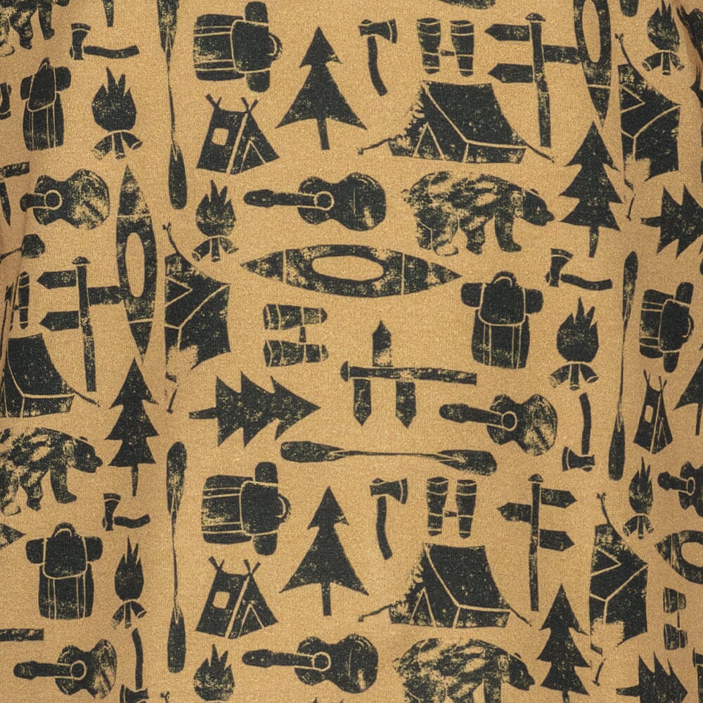 In The Woods Pocket Hoodie -huppari | Woody Pitkähihainen paita True Campers