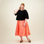 Jacquard Circle Skirt -Hame | Neon Pink Aikuisten hame More Love