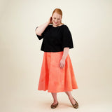 Jacquard Circle Skirt -Hame | Neon Pink Aikuisten hame More Love