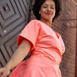 Jacquard Circle Skirt -Hame | Neon Pink Aikuisten hame More Love