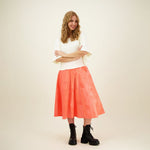 Jacquard Circle Skirt -Hame | Neon Pink Aikuisten hame More Love
