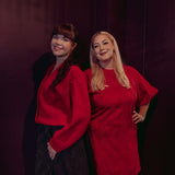 Jacquard Dress -Mekko | Ruby Red Aikuisten mekko Metsola