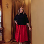 Jacquard Skirt -Hame | Ruby Red Aikuisten hame Metsola