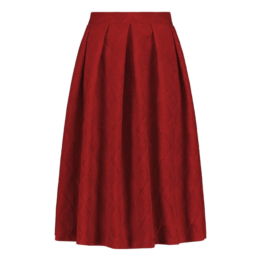Jacquard Skirt | Ruby Red Aikuisten hame Metsola
