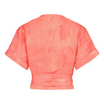 Jacquard Wrap Top -Kietaisupaita | Neon Pink Aikuisten paita More Love