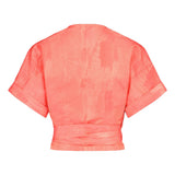 Jacquard Wrap Top -Kietaisupaita | Neon Pink Aikuisten paita More Love