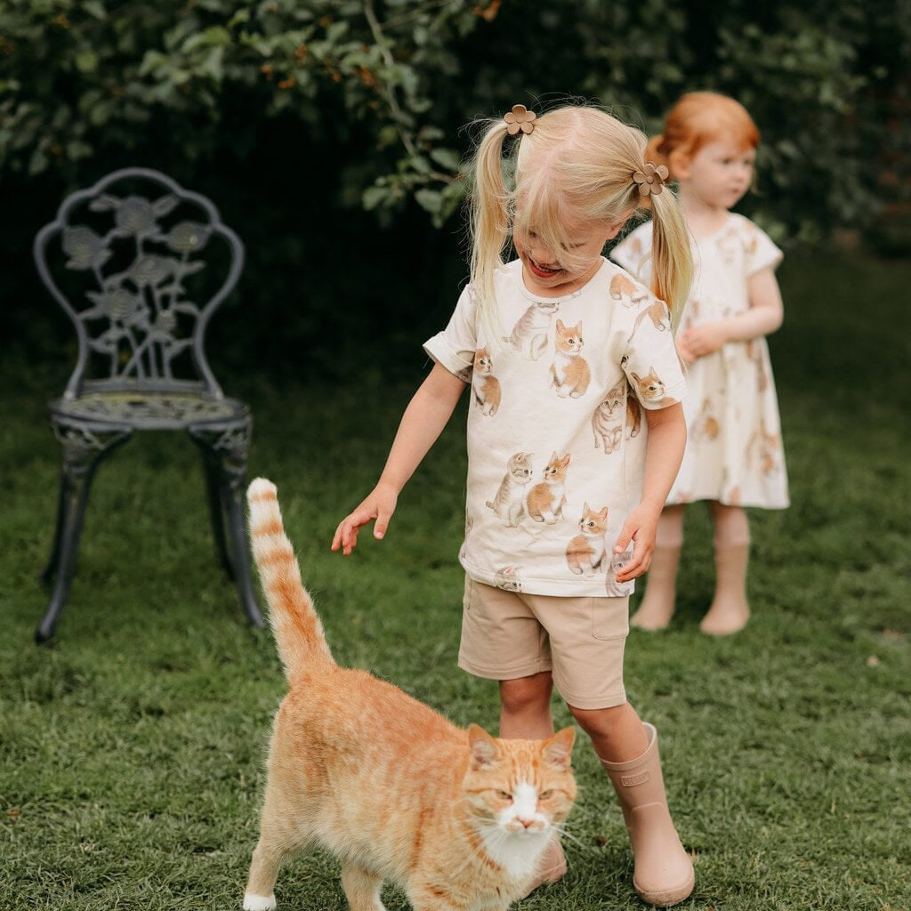 KITTIES -T-PAITA | CREAM Paita Wonders of Life