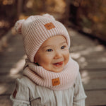 Knitted Pom Pom -Merinovillapipo | Hearty Pink Pipo A World Full of Smiles