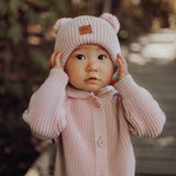 Knitted Pom Pom -Merinovillapipo | Hearty Pink Pipo A World Full of Smiles