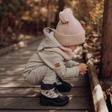 Knitted Pom Pom -Merinovillapipo | Hearty Pink Pipo A World Full of Smiles