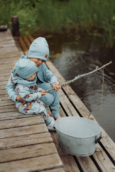 RIB BEANIE | CLOUDY SKY