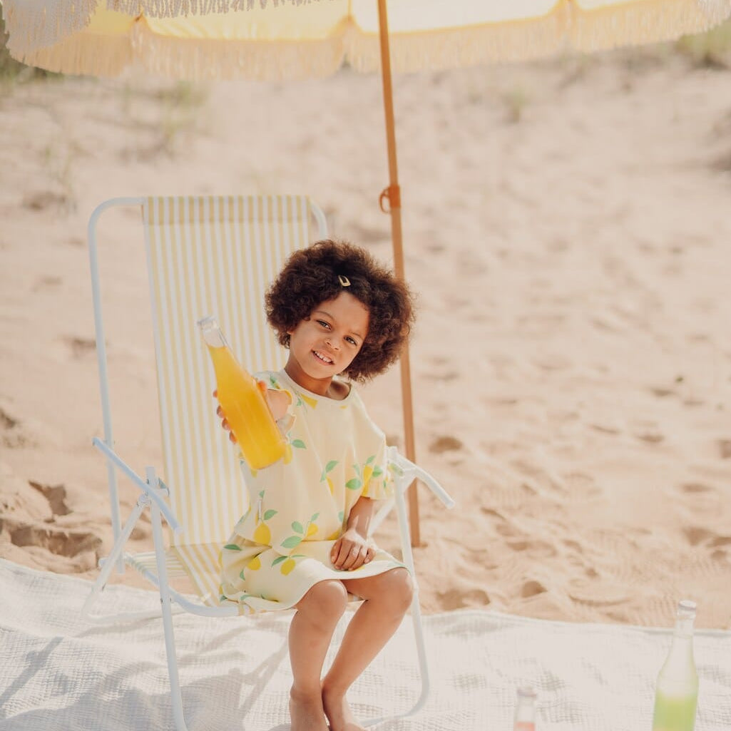 LEMON TREE RIB FRILLA SHIRT | LEMON SORBET Paita Beach Party