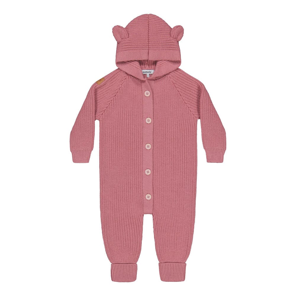 Merino Bear Knit Jumpsuit | Rosy Haalari/Jumpsuit True Campers