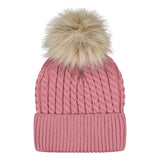 Merino Cable Beanie | Rosy Pipo Happy Hearts