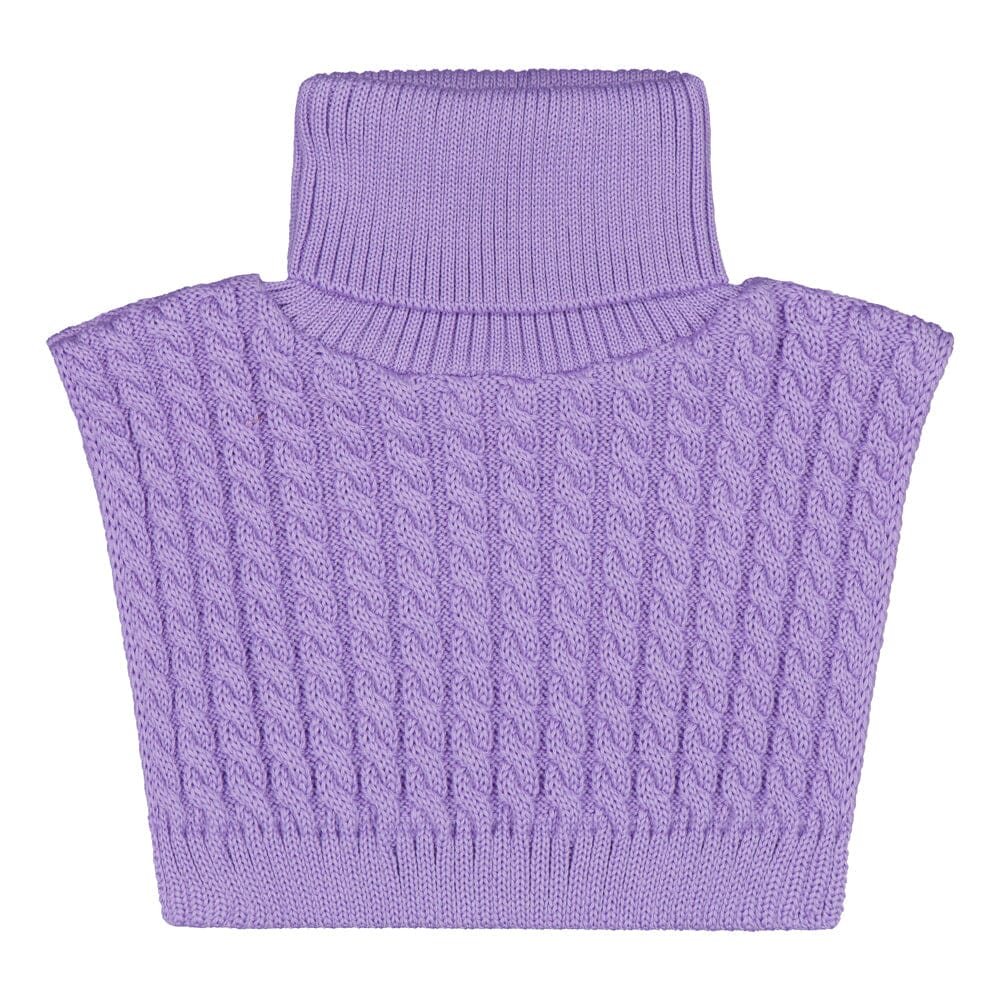 MERINO CABLE NECK WARMER | ICY LILAC Huivi Little Things in Life