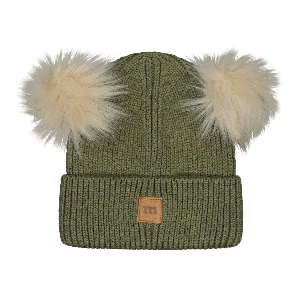 MERINO DOUBLE POM POM BEANIE | PISTACHIO Pipo Little Things in Life