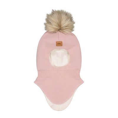 MERINO FUR POM POM HELMET | HEARTY PINK Pipo Little Things in Life