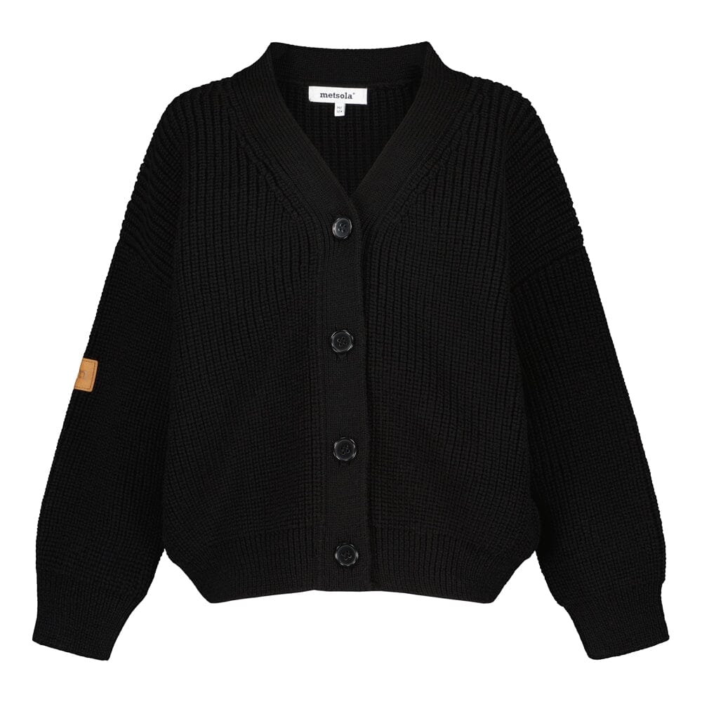 Merino Knit Cardigan -Neuletakki | Licorice Neuletakki True Campers