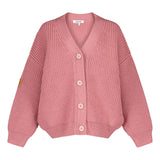 Merino Knit Cardigan -Neuletakki | Rosy Neuletakki True Campers