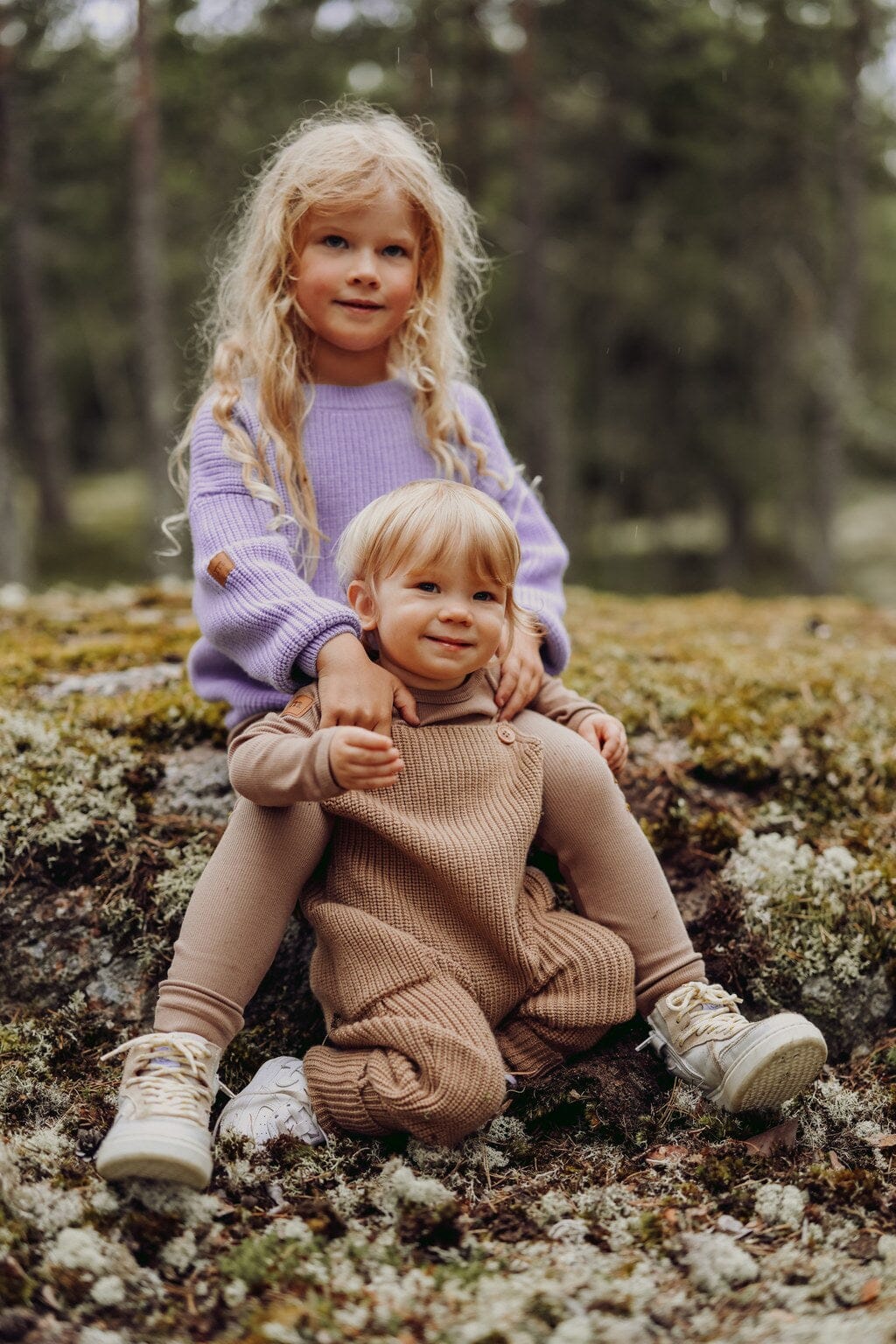 MERINO KNITTED DUNGAREES | PEANUT BUTTER Jumpsuit Little Things in Life