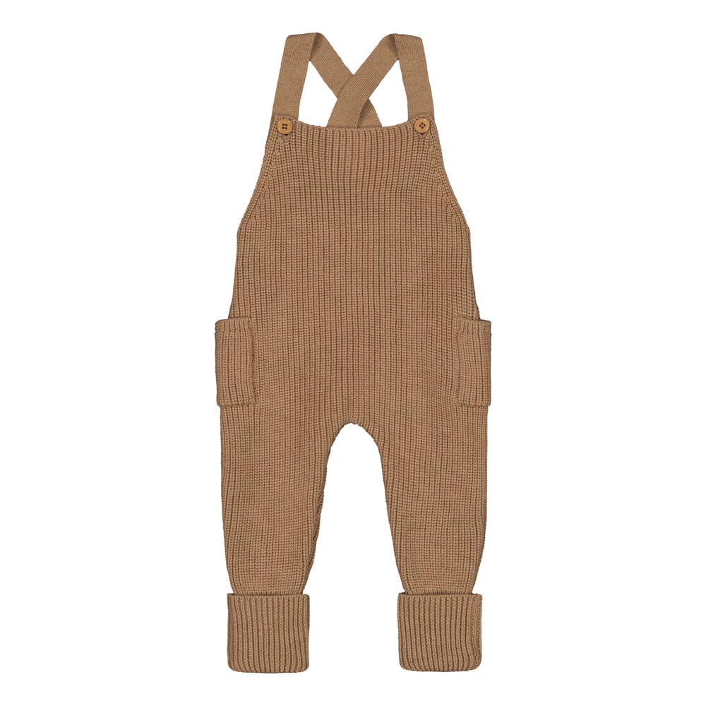 MERINO KNITTED DUNGAREES | PEANUT BUTTER Jumpsuit Little Things in Life