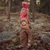 Merino Knitted Pom Pom Beanie | Rosy Pipo Happy Hearts