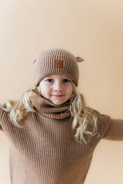 MERINO KNITTED TUBE | PEANUT BUTTER Huivi Little Things in Life