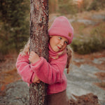 Merino Knitted Tube | Rosy Huivi Happy Hearts
