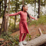 MERINO RIB DRESS | RASPBERRY Mekko Little Things in Life